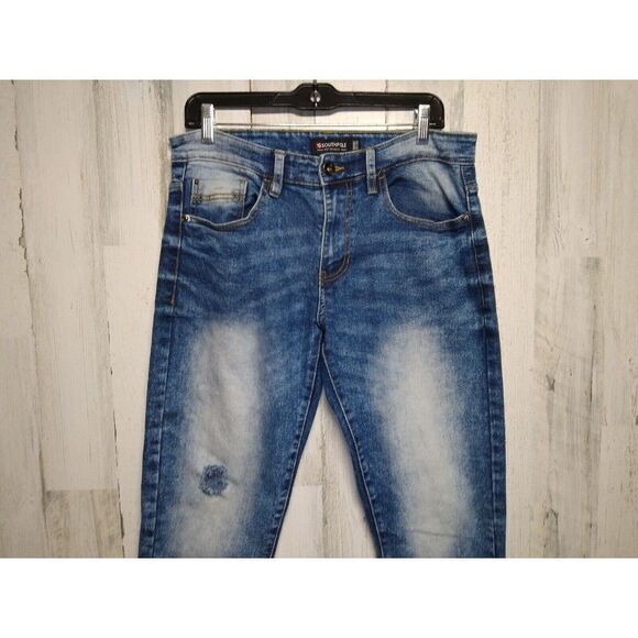 Southpole Skinny Jeans Size 32x30 Distressed (32x28) - Picture 3 of 9